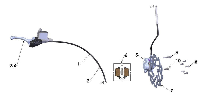 BRAKE ASSY - FRONT SYSTEM - 2021 - CURRENT