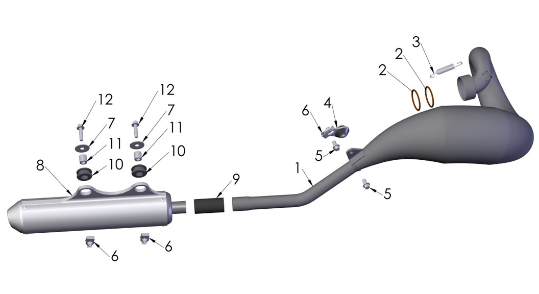 2017 Cobra CX50 KING - EXHAUST SYSTEM