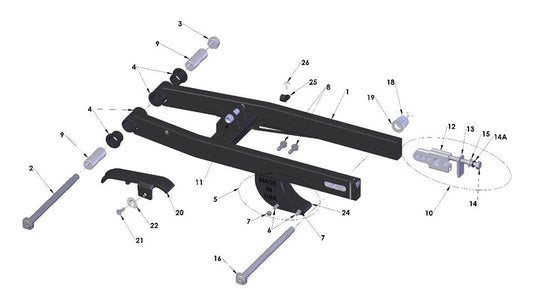 2024 Cobra CX50 FWE- SWINGARM
