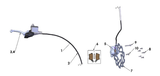 2019 Cobra CX50 P3 - BRAKE - FRONT