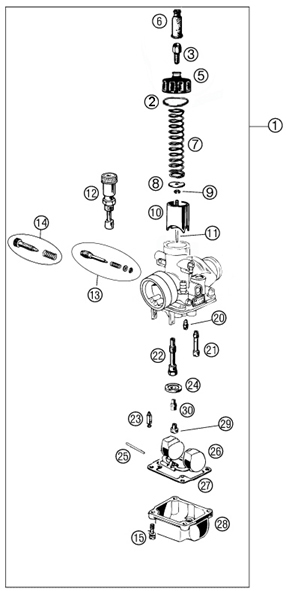 2018 Cobra CX50 FWE - CARBURETOR