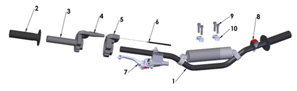 2024 Cobra CX50 SRX KING - HANDLEBARS & CONTROLS
