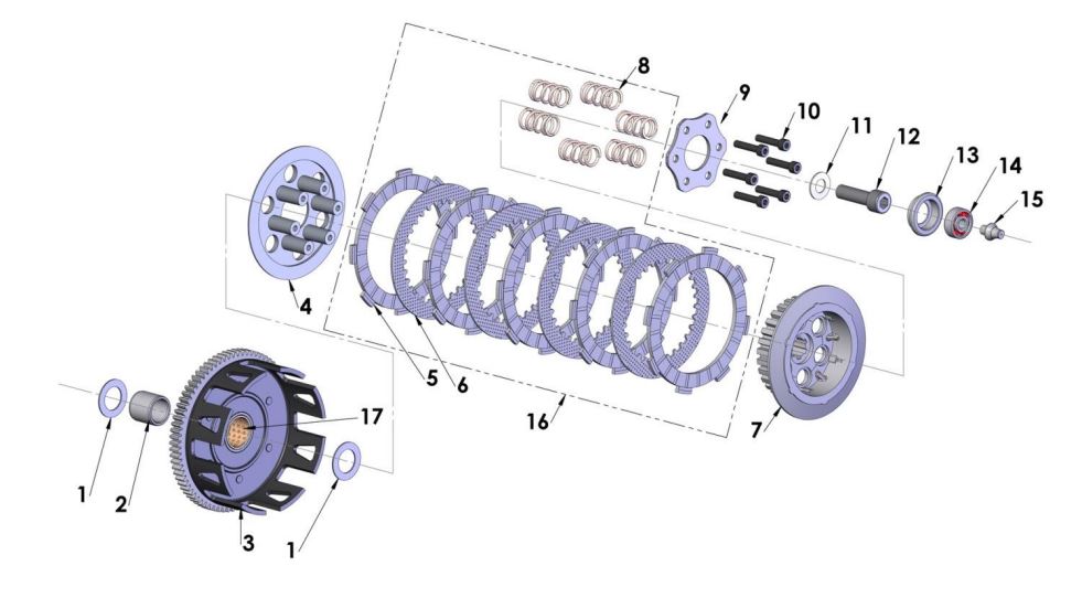 2021 Cobra CX65 - ENGINE - CLUTCH