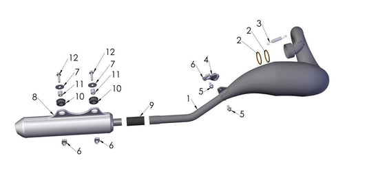 2019 Cobra CX50 FWE - EXHAUST SYSTEM