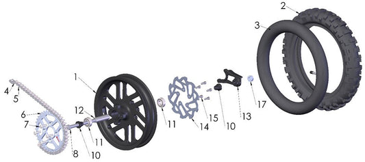 2023 Cobra CX50 SRx KING - WHEEL - REAR