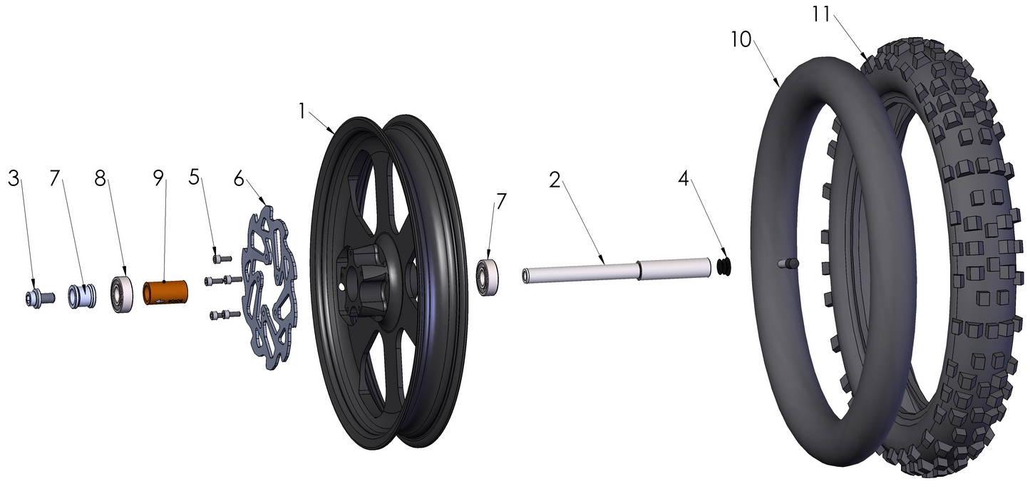2018 Cobra CX50 FWE - WHEEL - FRONT