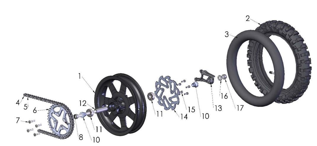 2022 Cobra CX50 P3 - WHEEL - REAR
