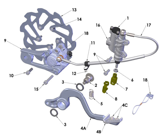 2022 COBRA CX50 - BRAKES - REAR (P3)