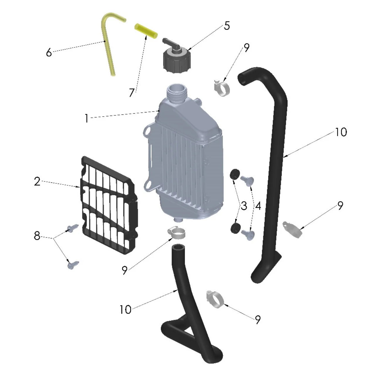 2023 - 2025 COBRA CX50 COOLING SYSTEM (CX5E)