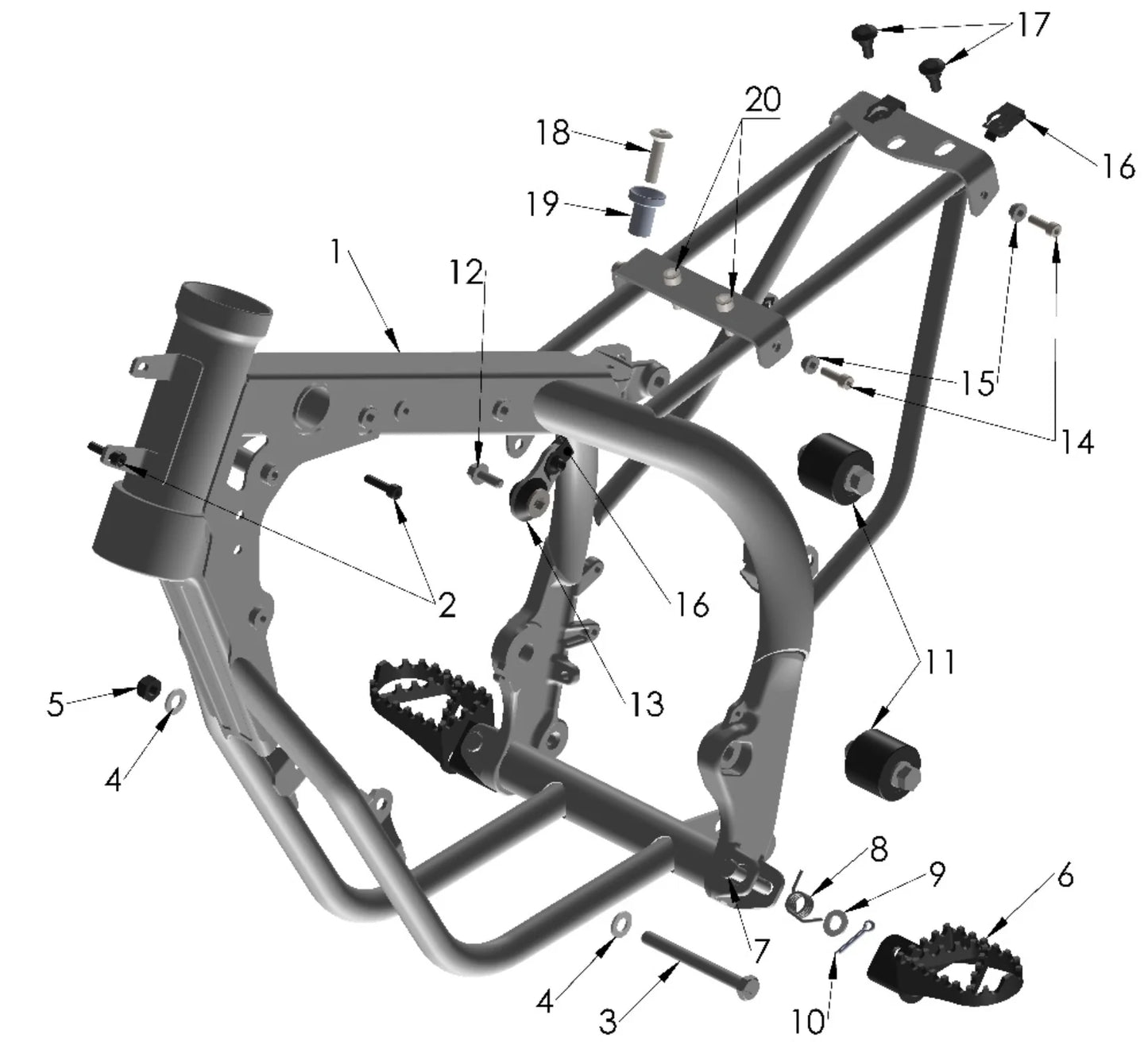 2025 COBRA CX50 - FRAME (JR)