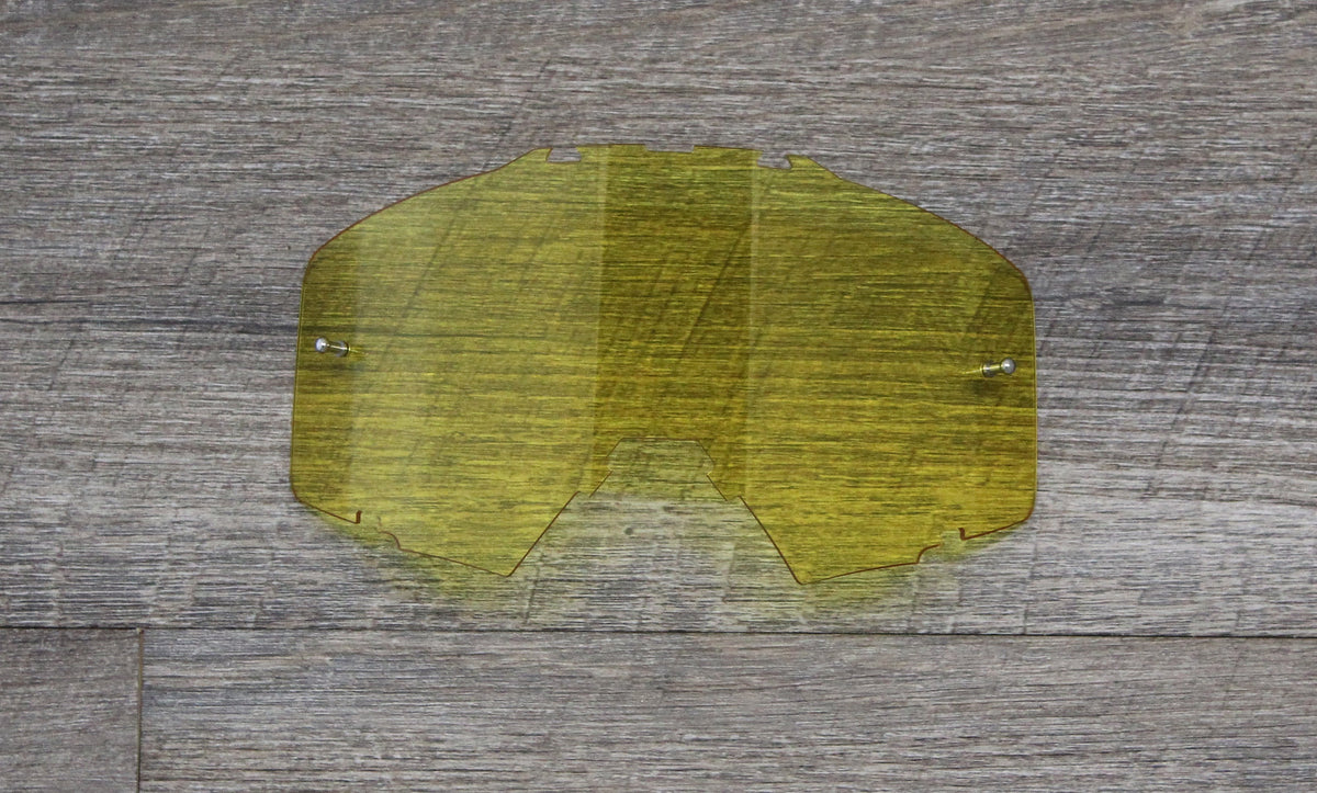 FlowVision® Rythem/Section™ Motocross Lens: Yellow Clear