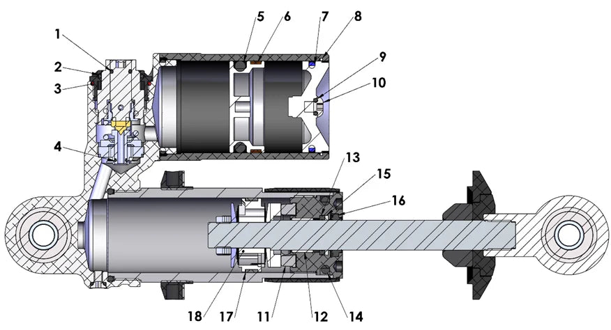 2017 - 2025 COBRA CX50 - SHOCK, INTERNAL (JR)