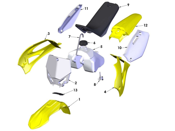 2022 COBRA CX50 P3, PLASTICS & SEAT